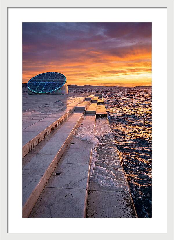 Sea Organ At Sunset