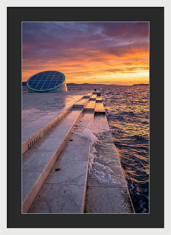 Sea Organ At Sunset