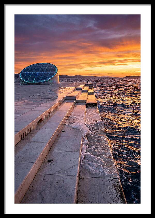 Sea Organ At Sunset