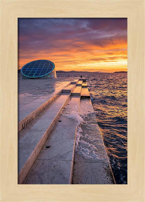 Sea Organ At Sunset