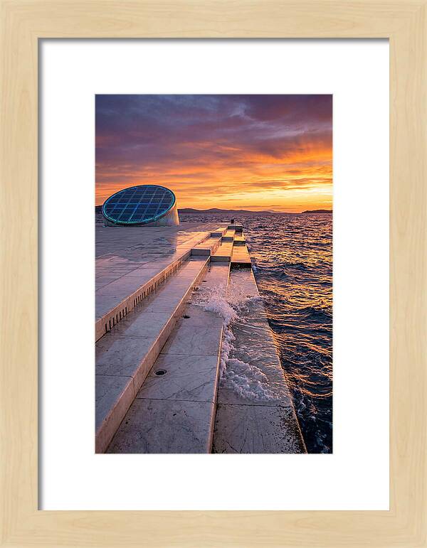 Sea Organ At Sunset
