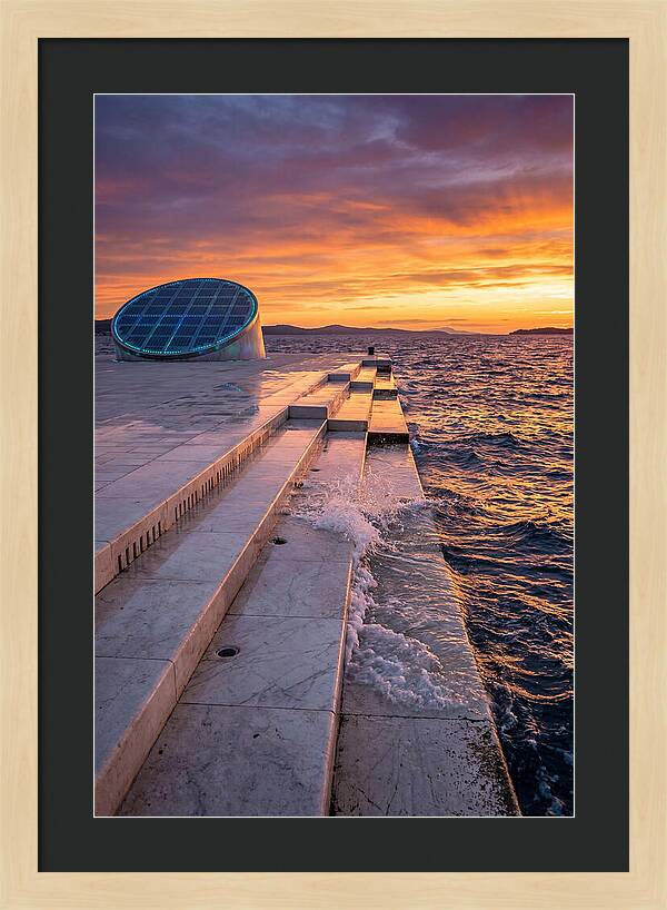 Sea Organ At Sunset