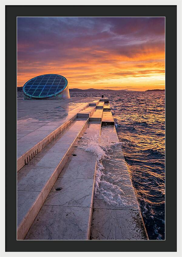 Sea Organ At Sunset