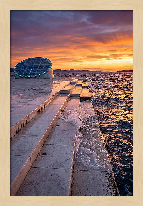 Sea Organ At Sunset