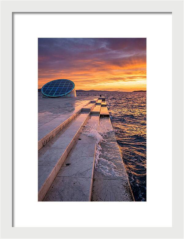 Sea Organ At Sunset