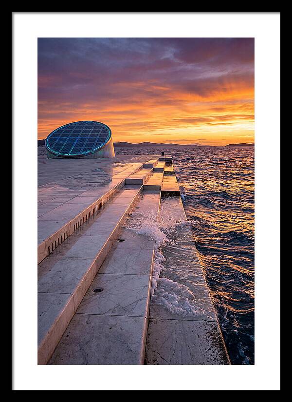 Sea Organ At Sunset