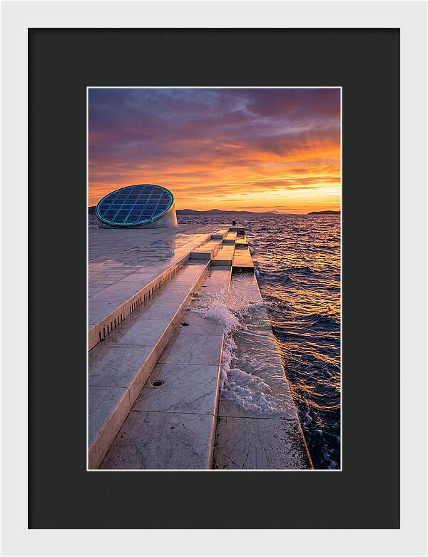 Sea Organ At Sunset
