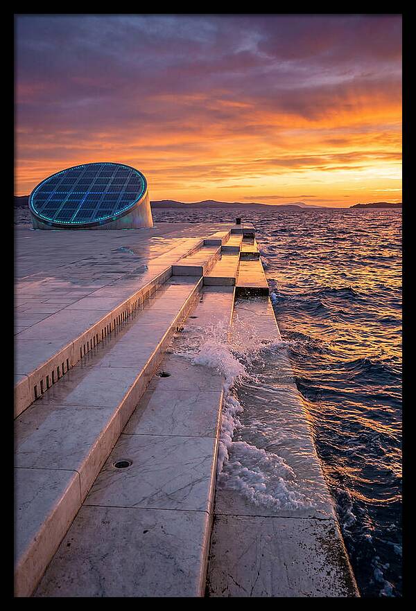 Sea Organ At Sunset