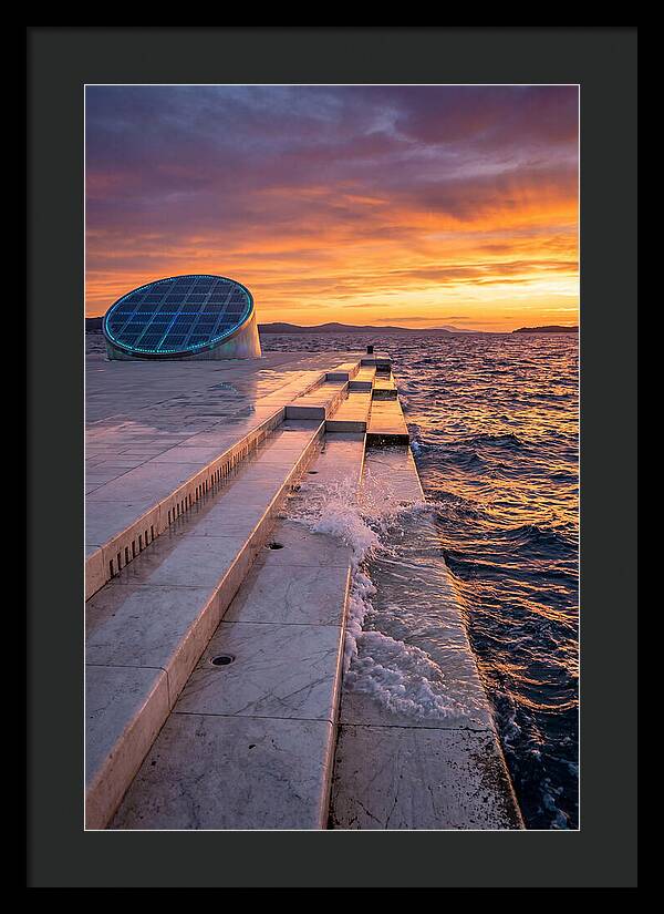 Sea Organ At Sunset