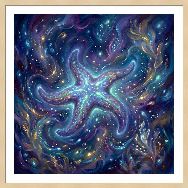 Sea Star In Cosmic Swirl