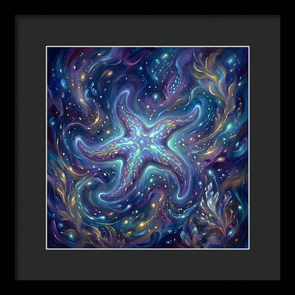 Sea Star In Cosmic Swirl