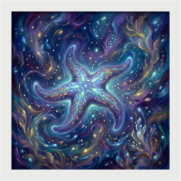 Sea Star In Cosmic Swirl