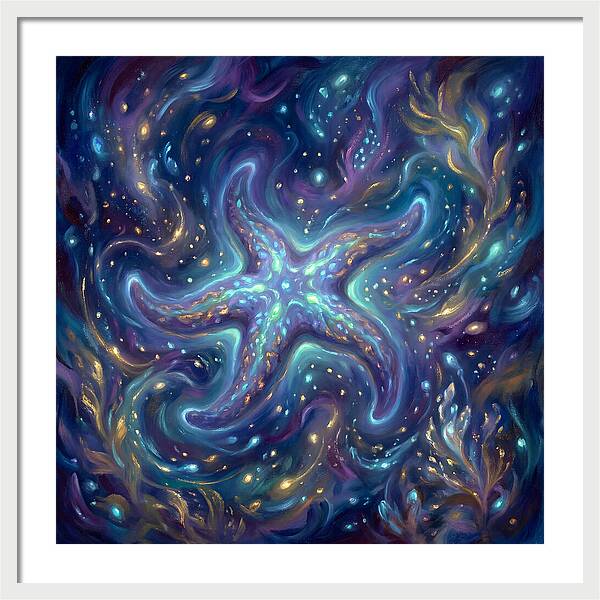Sea Star In Cosmic Swirl