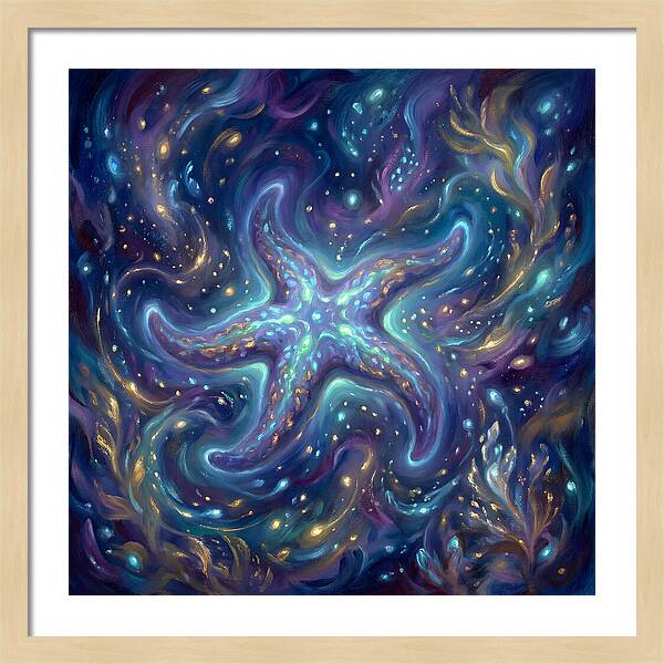 Sea Star In Cosmic Swirl