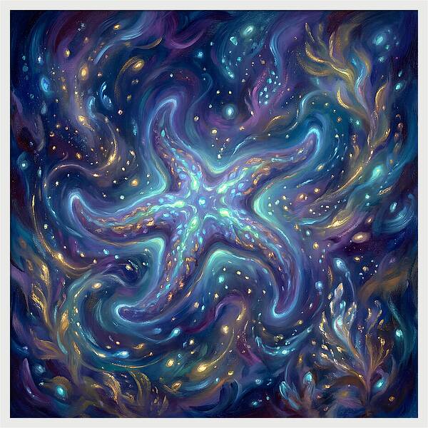 Sea Star In Cosmic Swirl