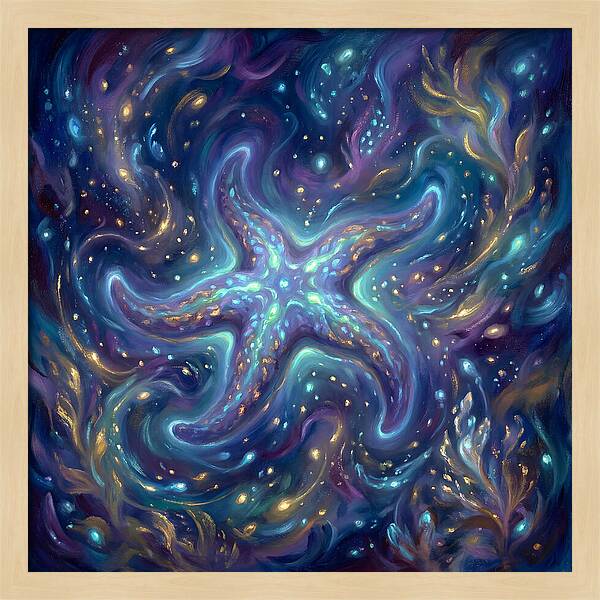 Sea Star In Cosmic Swirl