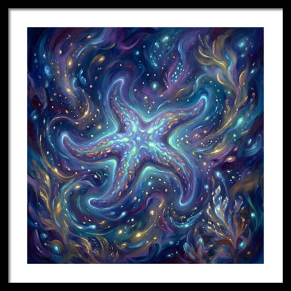 Sea Star In Cosmic Swirl