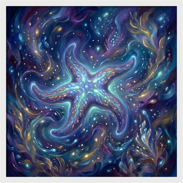 Sea Star In Cosmic Swirl