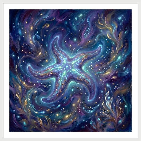 Sea Star In Cosmic Swirl