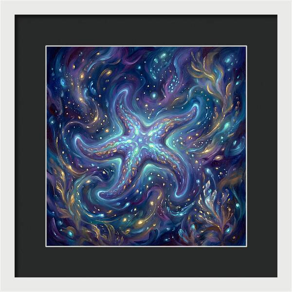 Sea Star In Cosmic Swirl