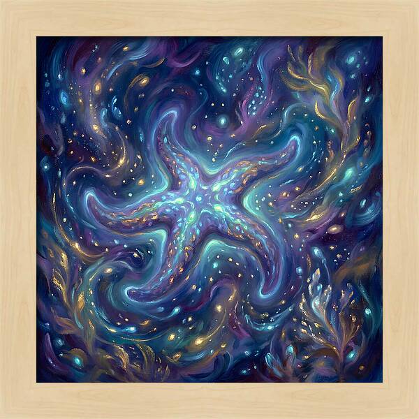 Sea Star In Cosmic Swirl