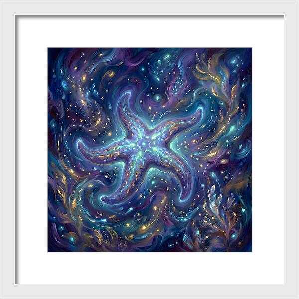 Sea Star In Cosmic Swirl