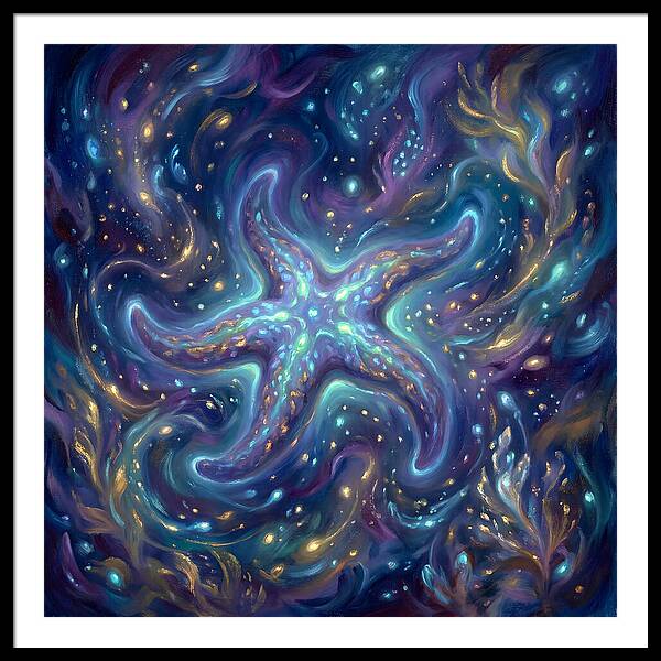 Sea Star In Cosmic Swirl