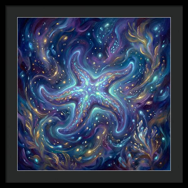 Sea Star In Cosmic Swirl