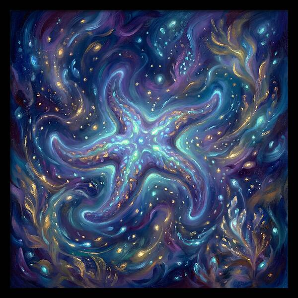 Sea Star In Cosmic Swirl
