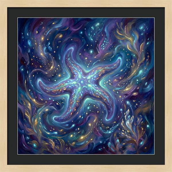 Sea Star In Cosmic Swirl