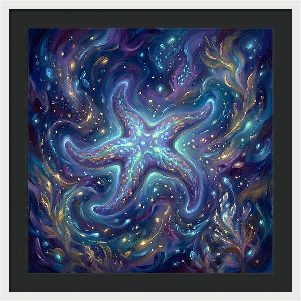 Sea Star In Cosmic Swirl
