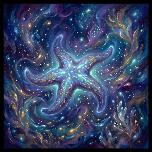 Sea Star In Cosmic Swirl