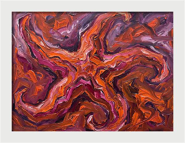 Sea Star In Expressionist Style