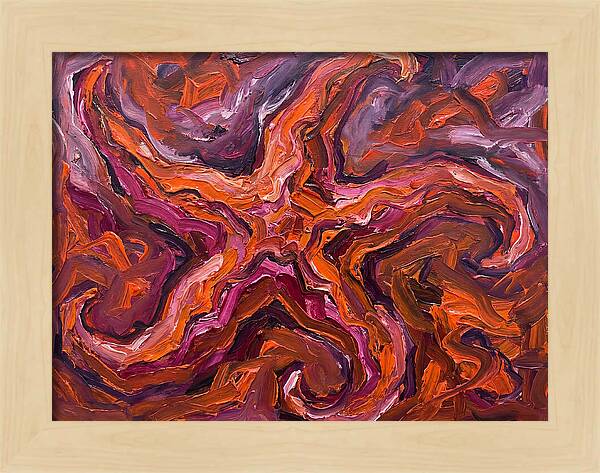 Sea Star In Expressionist Style