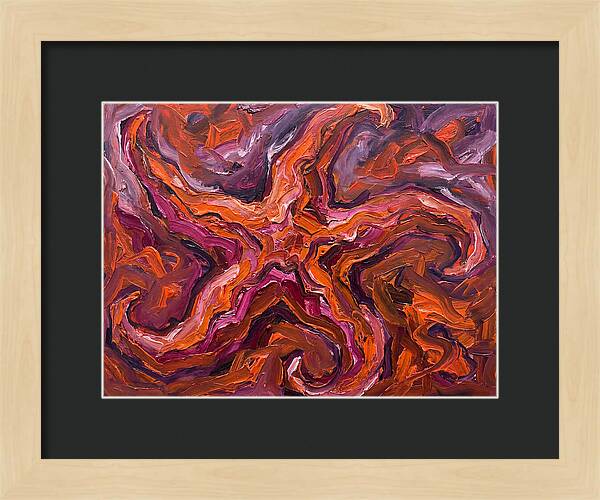 Sea Star In Expressionist Style