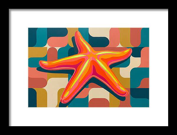 Sea Star In Vibrant Colors