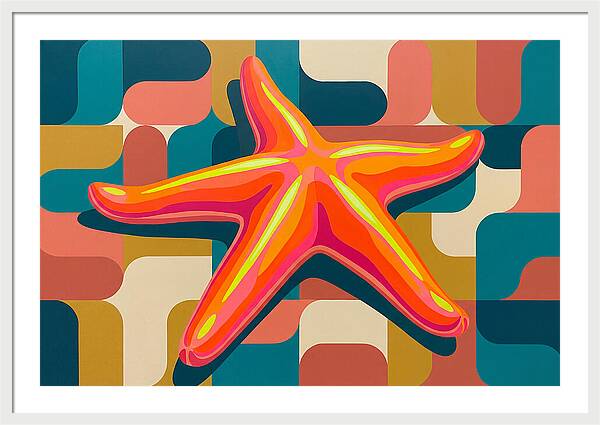 Sea Star In Vibrant Colors