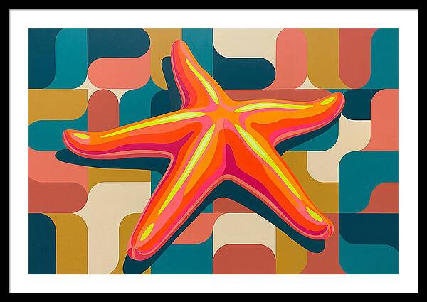 Sea Star In Vibrant Colors