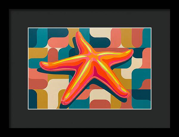 Sea Star In Vibrant Colors