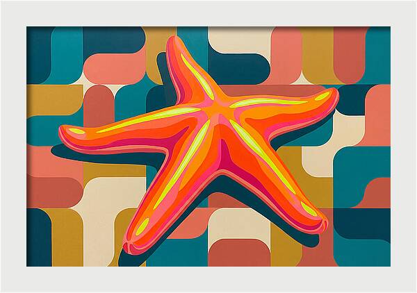 Sea Star In Vibrant Colors