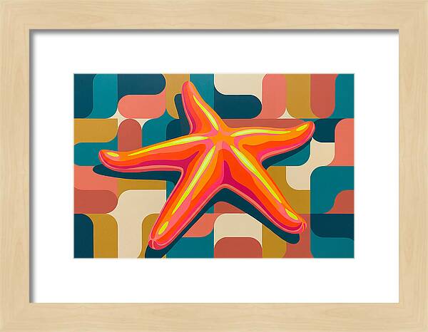 Sea Star In Vibrant Colors