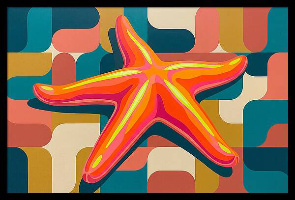 Sea Star In Vibrant Colors