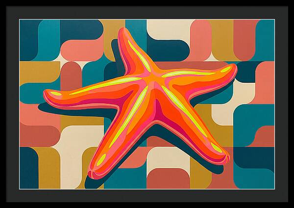 Sea Star In Vibrant Colors