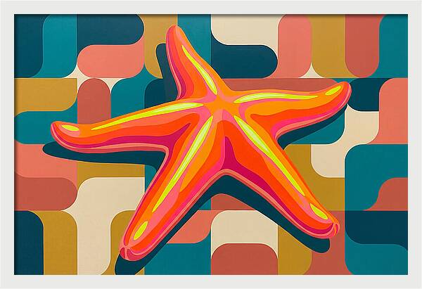 Sea Star In Vibrant Colors