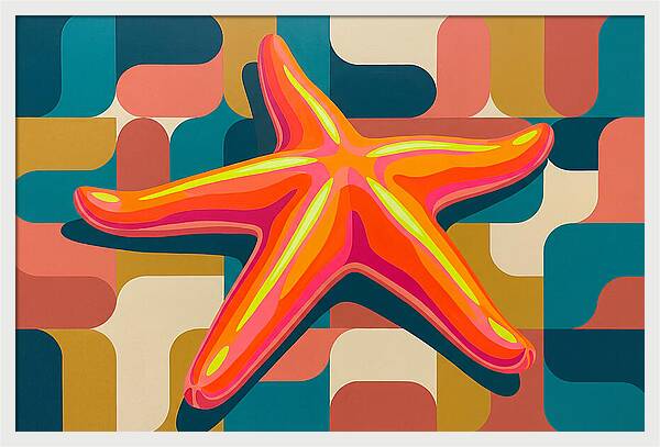 Sea Star In Vibrant Colors