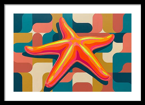 Sea Star In Vibrant Colors