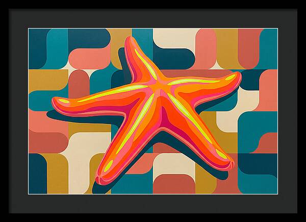 Sea Star In Vibrant Colors