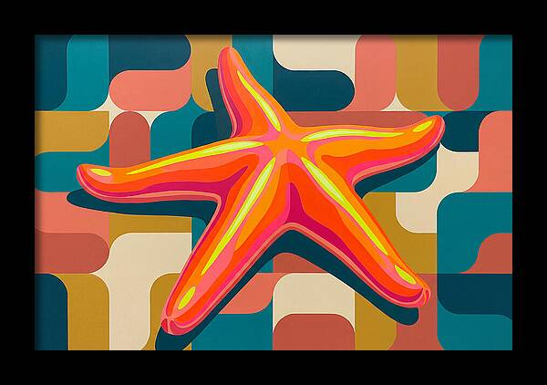 Sea Star In Vibrant Colors