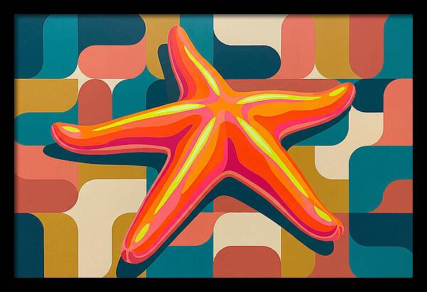 Sea Star In Vibrant Colors