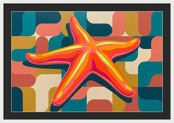 Sea Star In Vibrant Colors